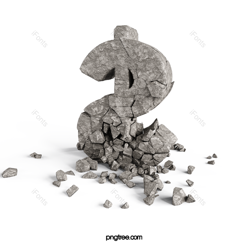 金融图片,立体元素,美元PNG,3D免抠素材